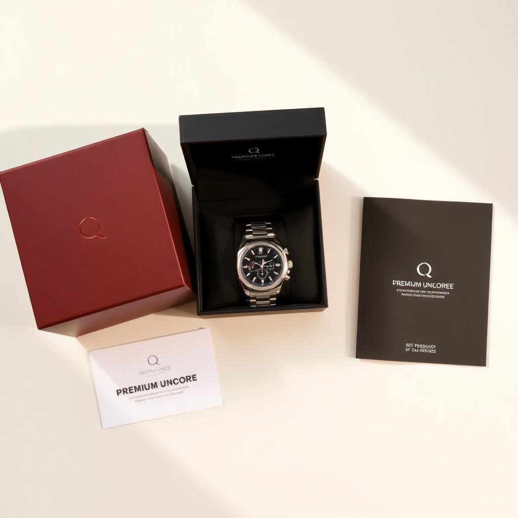 Brand box, warranty card and packaging